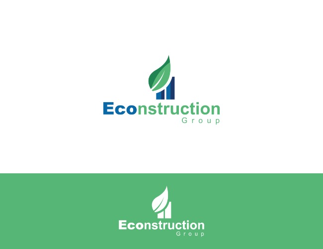 Projektowanie logo dla firm,  Logo firmy ECOnstruction Group, logo firm - iiiza